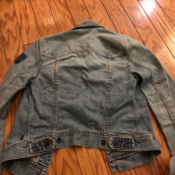 Abercrombie & Fitch vintage cropped jean jacket. - Picture 5 of 7